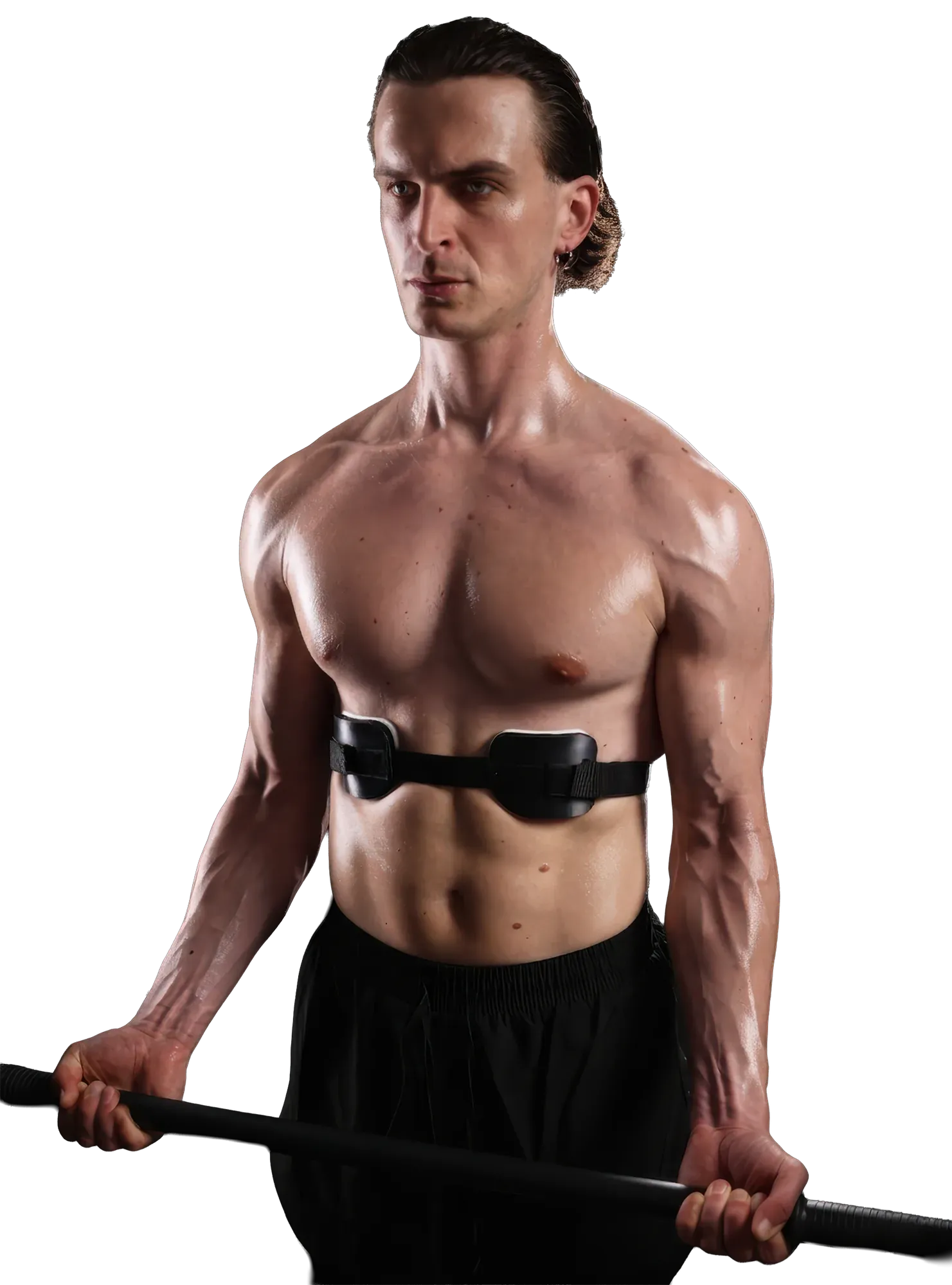 Rib flare correction brace, view 3